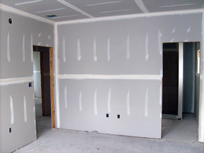Dry wall work